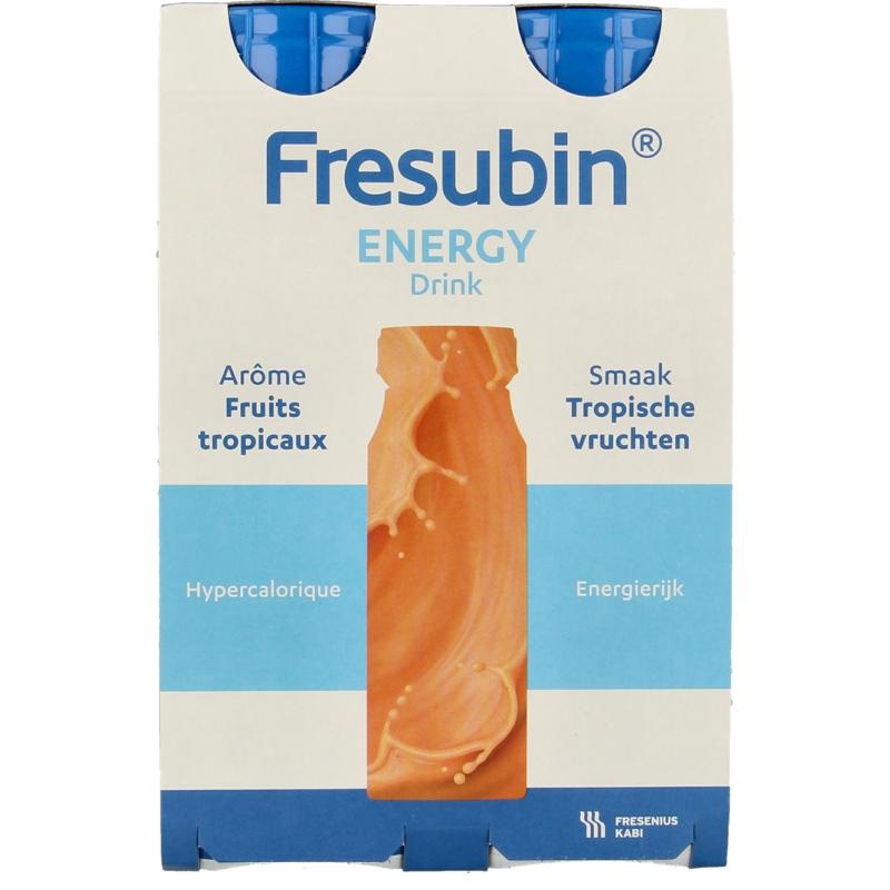 Fresubin Fresubin Energy drink tropische vruchten 200ml (4 Stuks)