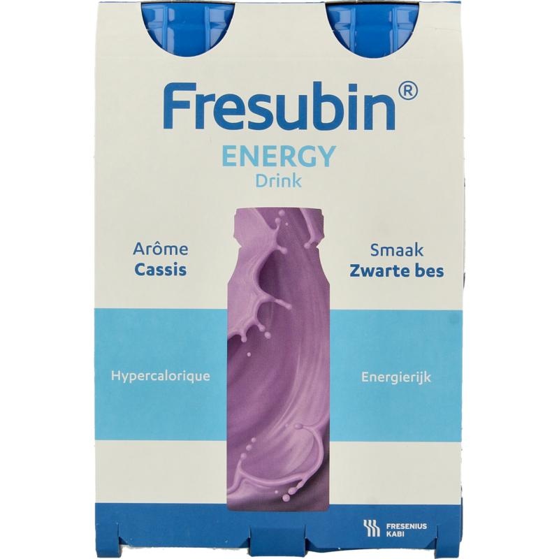 Fresubin Fresubin Energy drink cassis 200ml (4 Stuks)