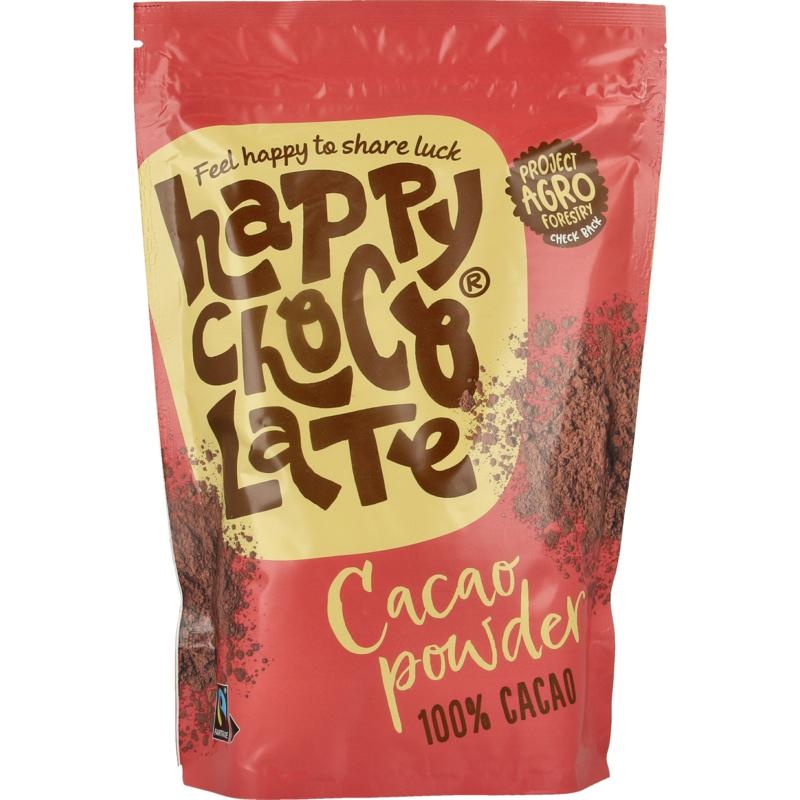 Happy Chocolate Happy Chocolate Cacao powder bio (250 Gram)