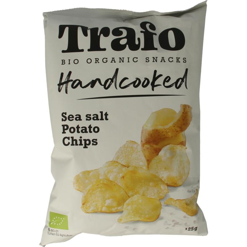 Trafo Trafo Chips handcooked zeezout bio (125 Gram)