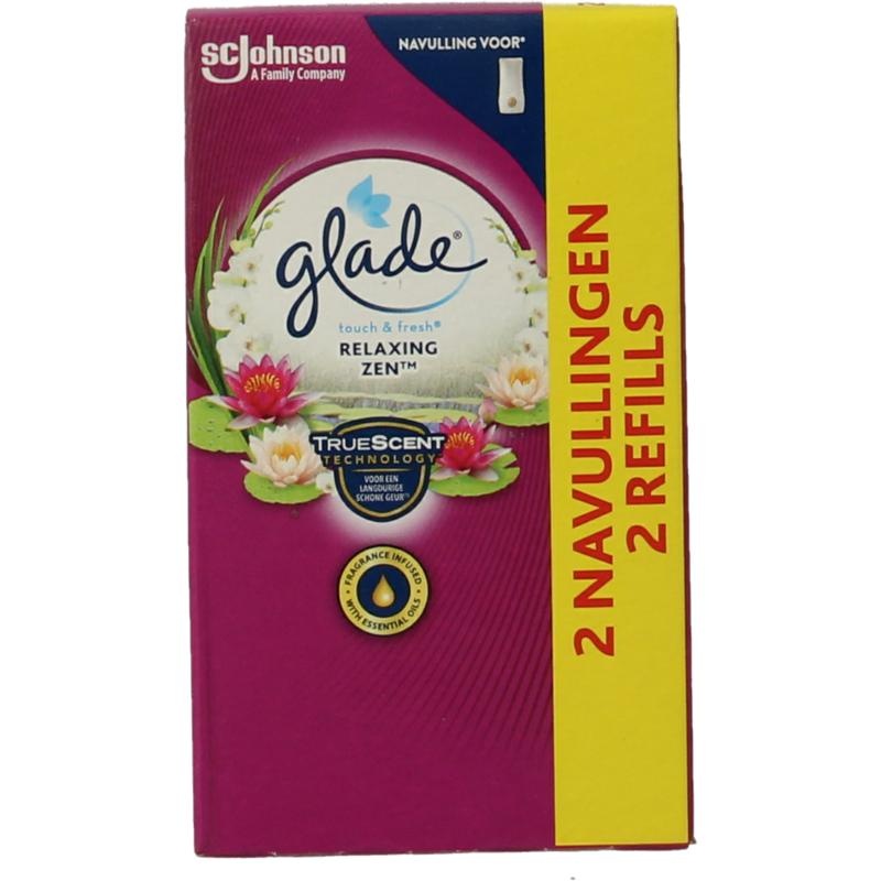 Glade Glade One touch navul relax zen (2 Stuks)