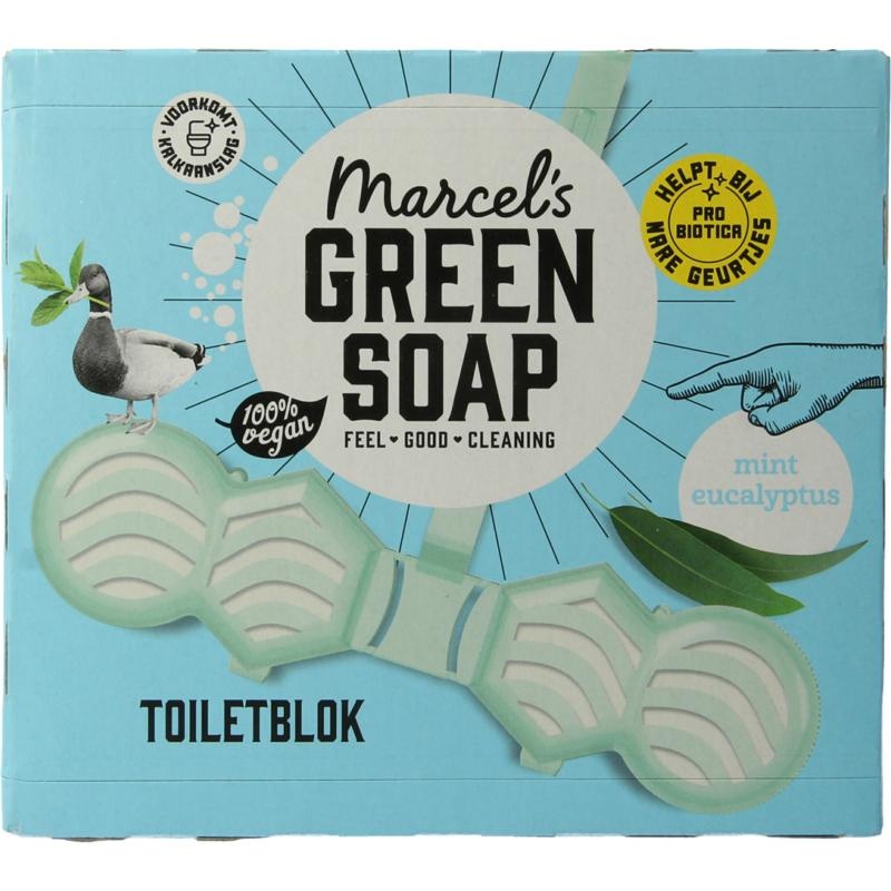 Marcel's GR Soap Marcel's GR Soap Toiletblok munt & eucalyptus (35 Gram)