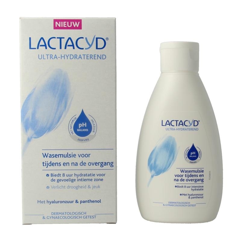 Lactacyd Lactacyd Wasemulsie ultra hydraterend overgang (200 Milliliter)