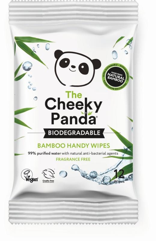 The Cheeky Panda The Cheeky Panda Bamboe bio-afbreekbare vochtige doekjes (12 Stuks)