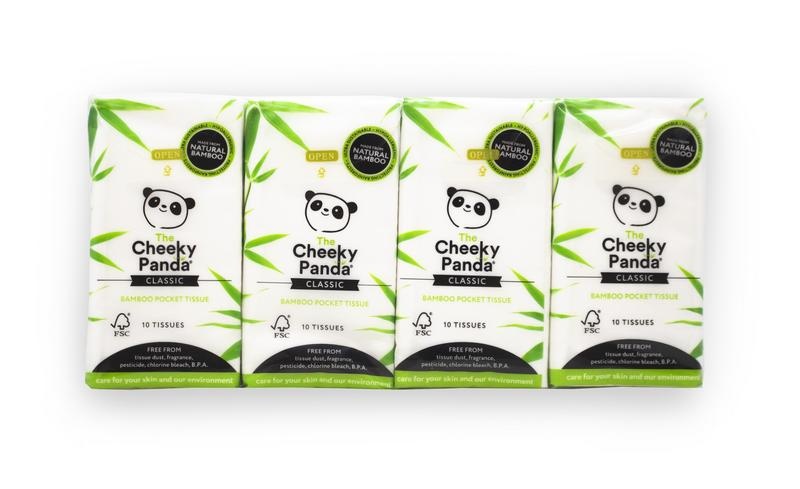 The Cheeky Panda The Cheeky Panda Bamboo zakdoekjes 8 x 10 stuks (8 Stuks)
