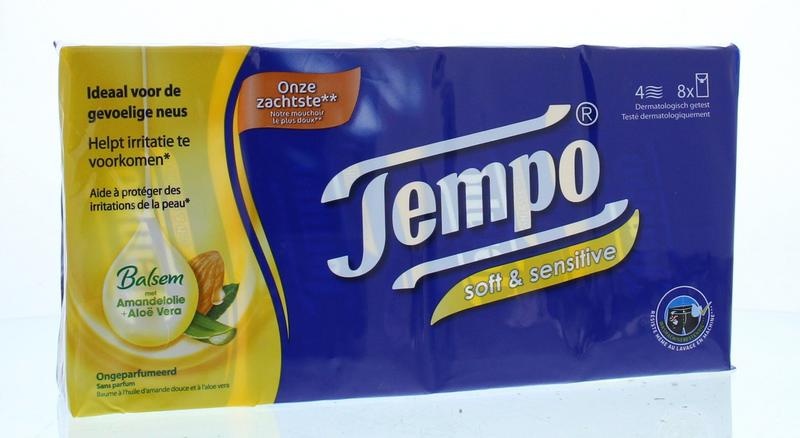 Tempo Tempo Soft & sensitive parfumvrij (9 st)