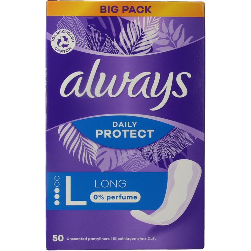 Always Always Inlegkruisjes daily protect long (50 Stuks)