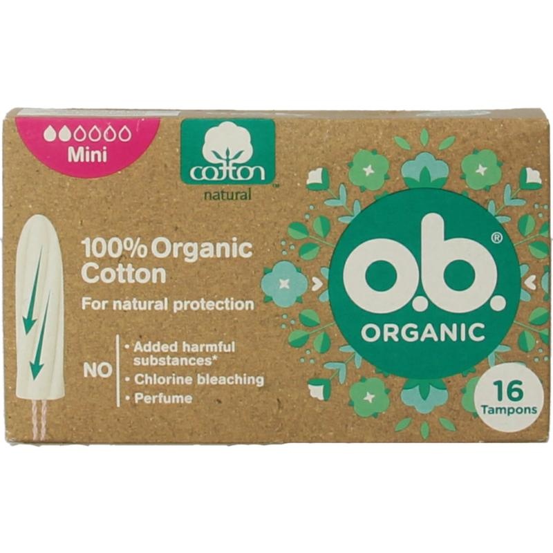 OB OB Tampons organic mini (16 Stuks)