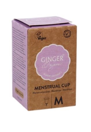 Ginger Organic Ginger Organic Menstruatiecup TPE - maat M (1 Stuks)