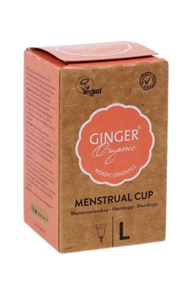 Ginger Organic Ginger Organic Menstruatiecup TPE - maat L (1 Stuks)