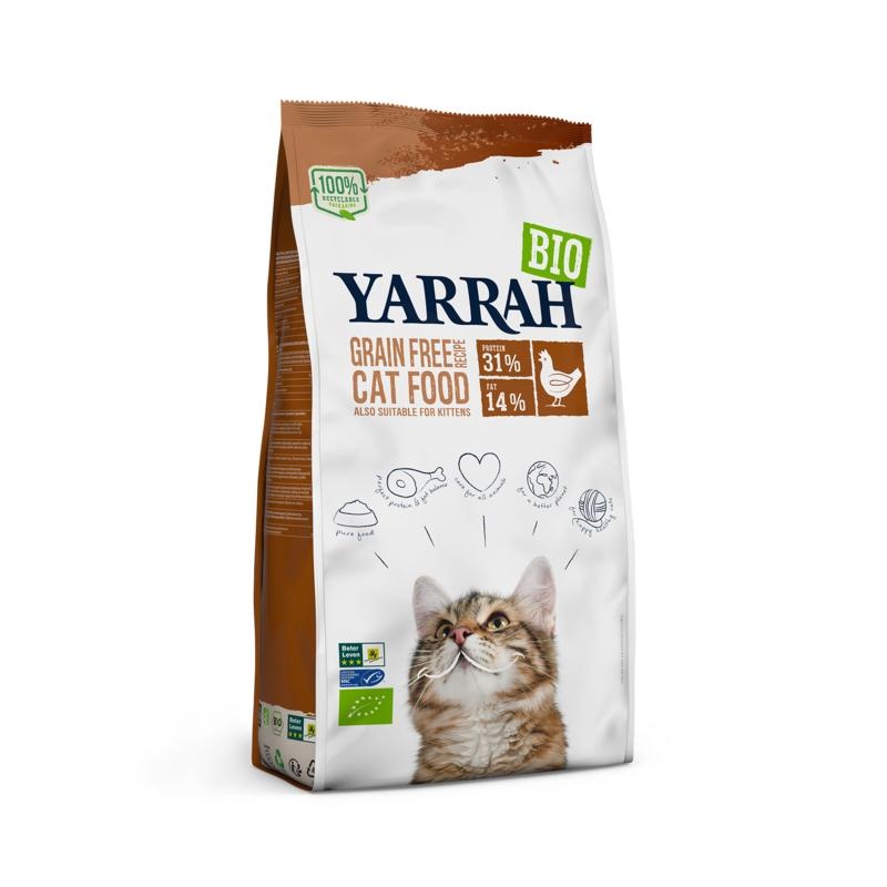 Yarrah Yarrah Kattenvoer wheat-free bio (800 Gram)