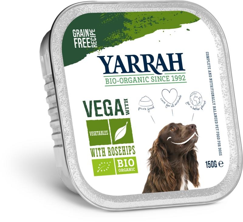 Yarrah Yarrah Hondenvoer chunks vega bio (150 Gram)