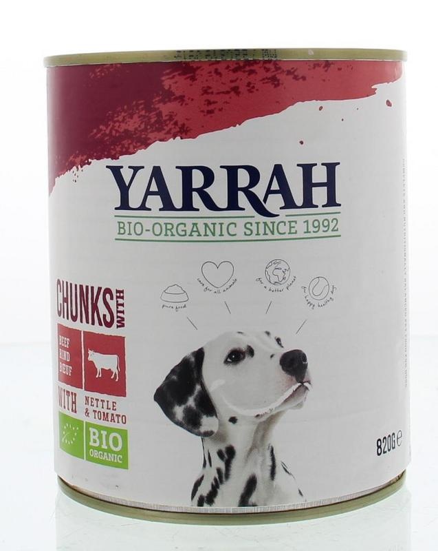 Yarrah Yarrah Hond brok rund in saus bio (820 Gram)