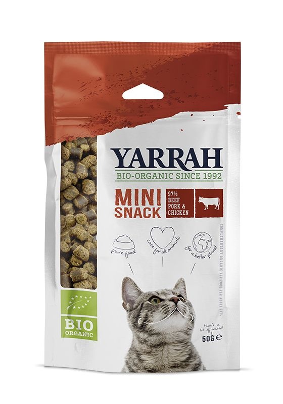 Yarrah Yarrah Mini snack voor katten bio (50 Gram)