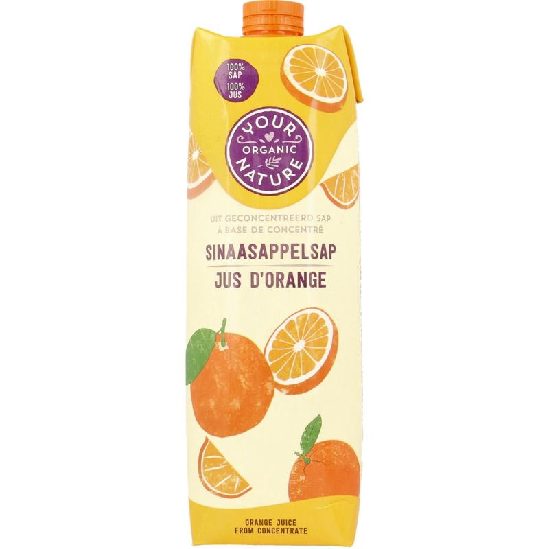 Your Organic Nat Your Organic Nat Sinaasappelsap bio (1 Liter)