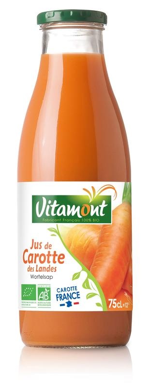 Vitamont Vitamont Puur wortelsap bio (750 Milliliter)
