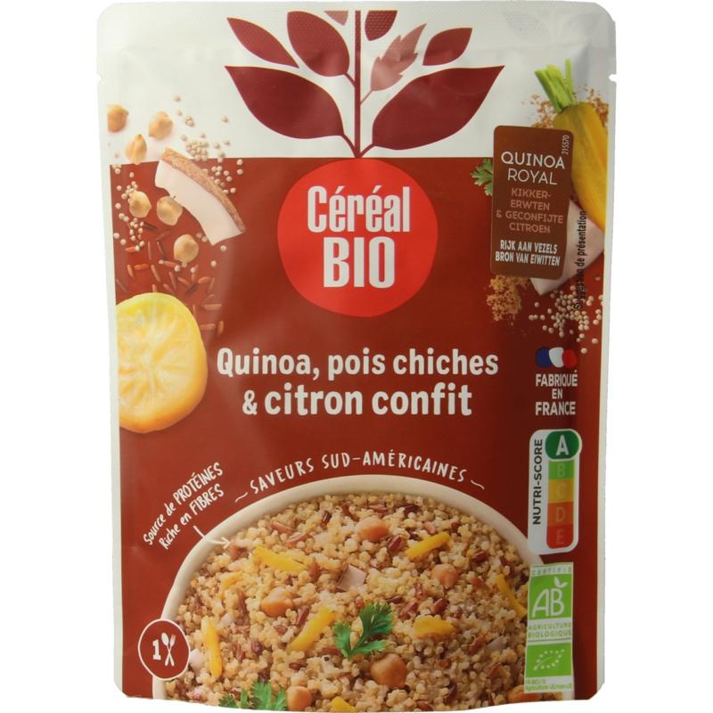 Cereal Bio Cereal Bio Quinoa royal kikkererwt citroen confit bio (220 Gram)