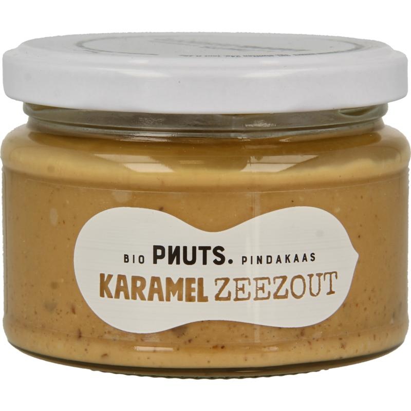 Pnuts Pnuts Pindakaas karamel zeezout (250 Milliliter)