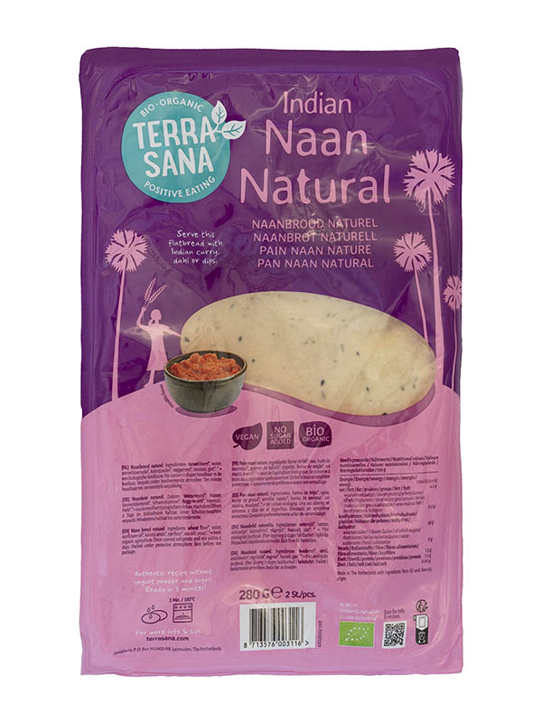 Terrasana Terrasana Naan naturel bio (280 gr)