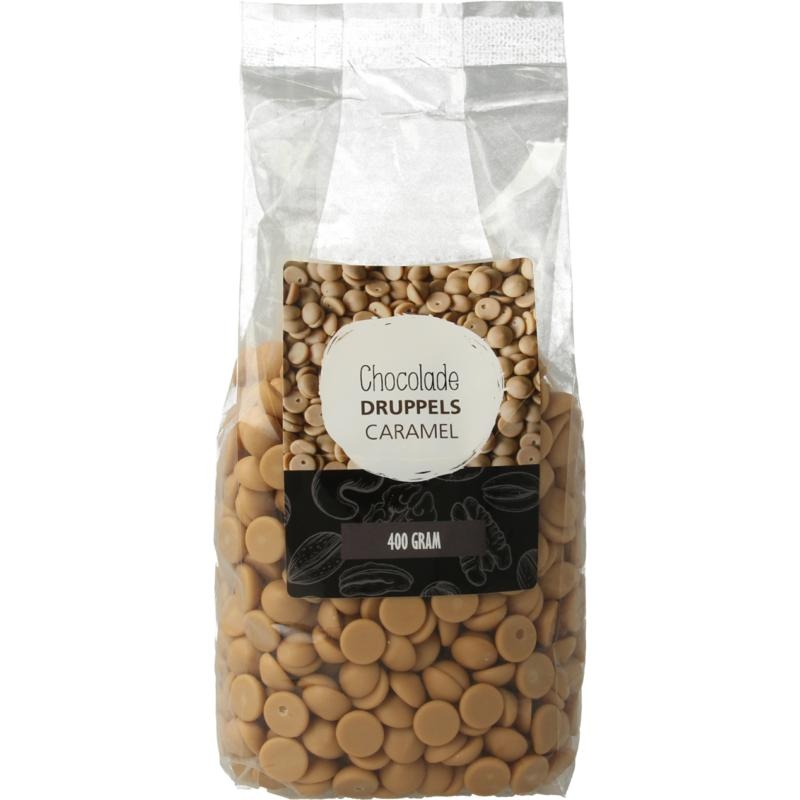 Mijnnatuurwinkel Mijnnatuurwinkel Chocolade druppels caramel (400 gr)