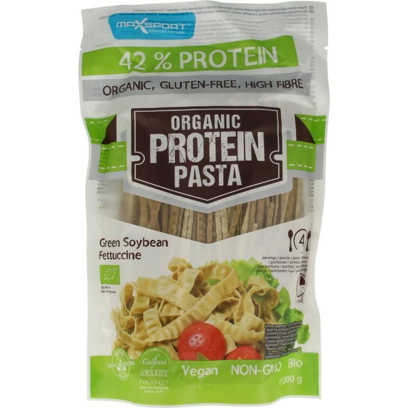 Maxsport Maxsport Protein pasta green soybean fettucine (200 Gram)