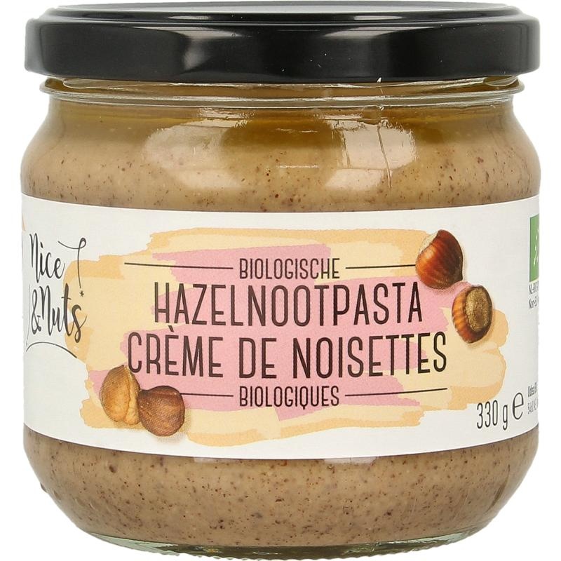 Nice & Nuts Nice & Nuts Hazelnootpasta bio (330 Gram)