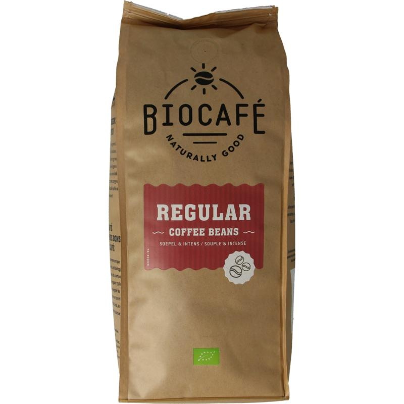 Biocafe Biocafe Koffiebonen regular bio (500 Gram)