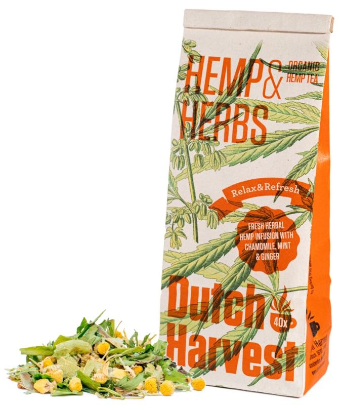 Dutch Harvest Dutch Harvest Hemp & herbs organic tea bio (40 Gram)