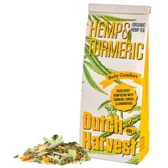 Hemp & turmeric organic tea bio