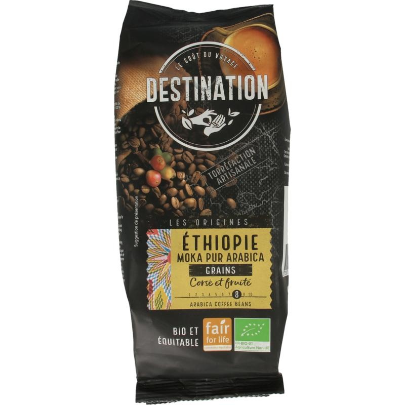 Destination Destination Koffie Ethiopie mokka bonen bio (500 Gram)