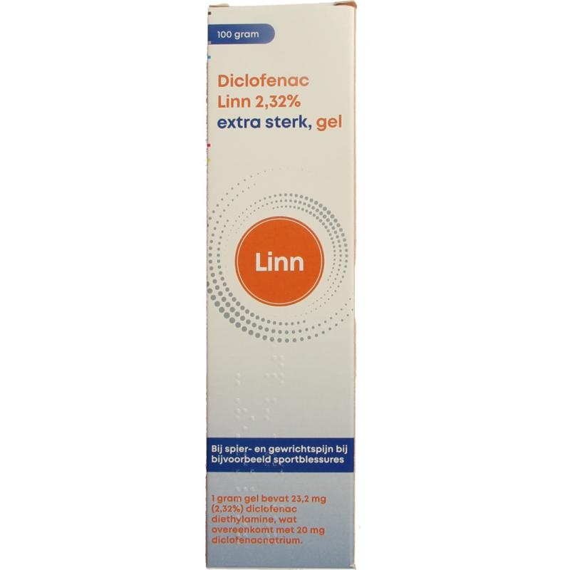 Linn Linn Diclofenac gel 2,32% extra sterk (100 Gram)