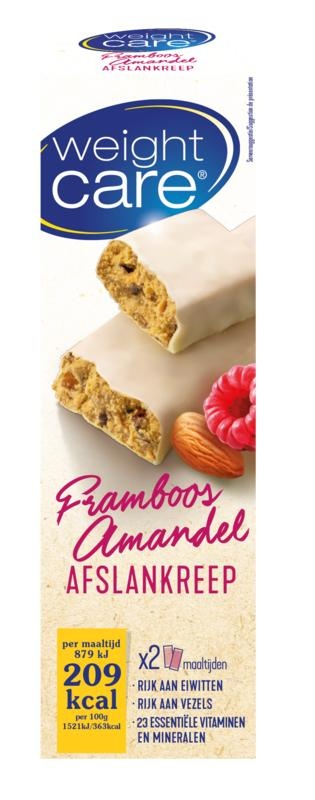 Weight Care Weight Care Afslankreep framboos amandel (2 Stuks)