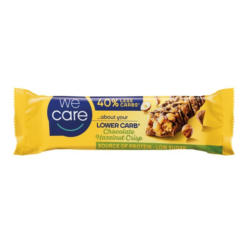 We Care We Care Lower carb reep chocolate hazelnut crispy (37 Gram)