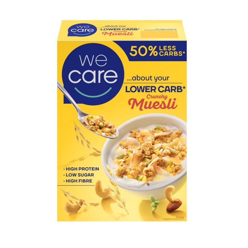 We Care We Care Lower carb crunchy muesli (325 Gram)