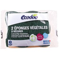 Ecodoo Ecodoo Schuurspons plantaardig bio (2 st)