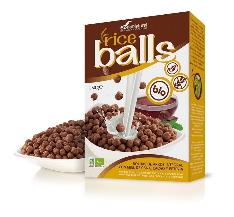 Soria Soria Rice balls quinoa ontbijtgranen bio (250 gr)