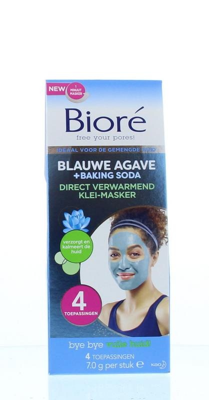 Biore Direct verwarmend kleimasker (4 st)