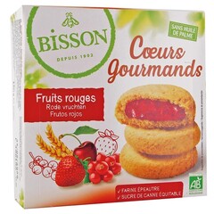 Bisson Gevulde koekjes rode vruchten bio (180 gr)