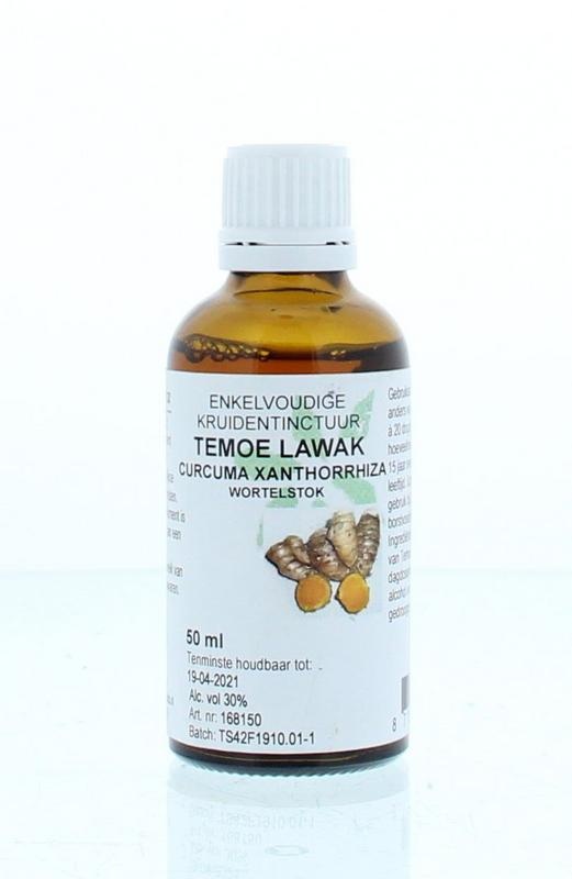 Natura Sanat Curcuma xanthorrhiza rhiz / temoe lawak tinctuur (50 ml) Natura Sanat Curcuma xanthorrhiza rhiz / temoe lawak tinctuur (50 ml)