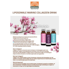 Mattisson Flyer liposomaal collageen drink A5 (1 st)