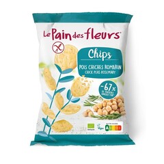 Pain Des Fleurs Chips kikkererwten rozemarijn bio (50 gr)