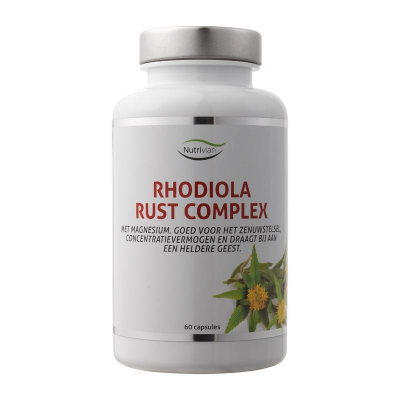 Nutrivian Rhodiola relax complex (60 Capsules) Nutrivian Rhodiola relax complex (60 Capsules)