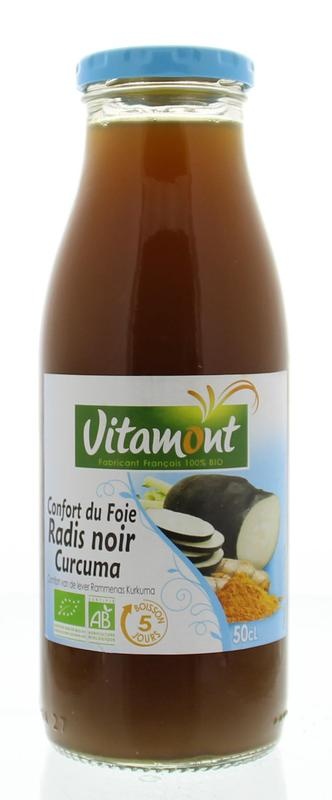 Vitamont Vitamont Zwarte radijs kurkuma bio (500 Milliliter)