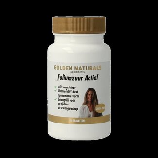 Golden Naturals Golden Naturals Acide folique actif 90 capsules végétariennes