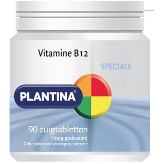 Plantina Plantina Vitamine B12 90 Zuigtabletten