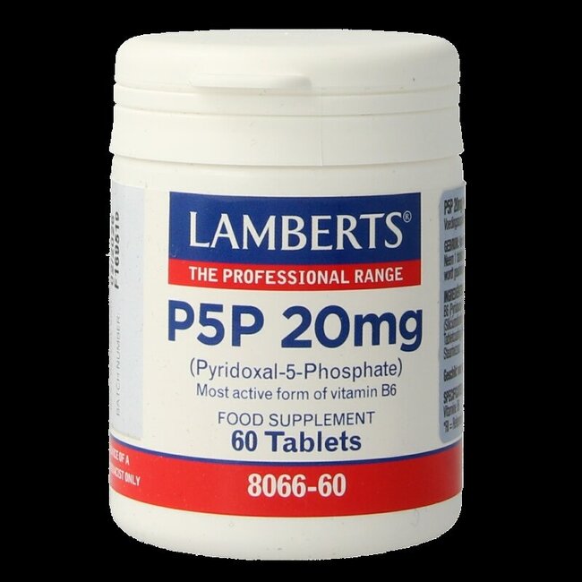 Lamberts Vitamine B6 (P5P) 20mg 60 Tabletten