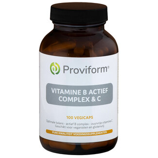 Proviform Proviform Vitamine B actief complex & C 100 Vegetarische capsules