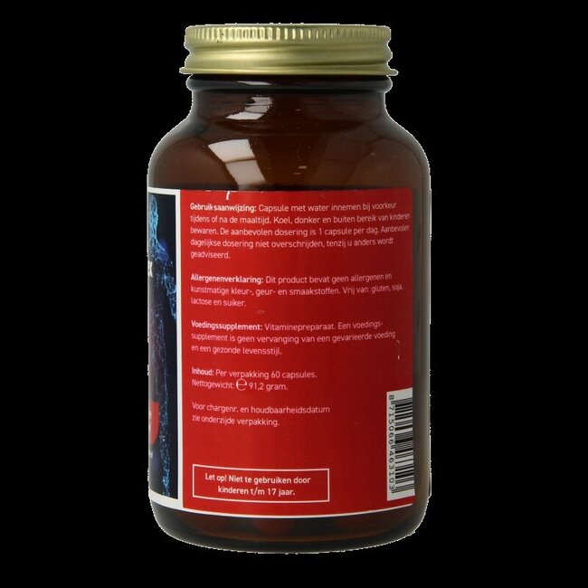 Complexe Vitamine B50 Entièrement Naturel 60 gélules