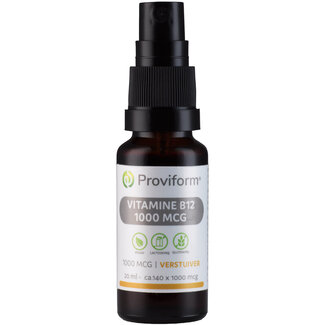 Proviform Proviform Vitamine B12 1000mcg verstuiver 20 Milliliter