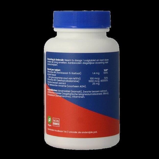 OrthoVitaal B12 Actief 1000mcg 60 Zuigtabletten